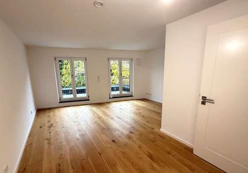 Schlafzimmer mit Dachterrasse