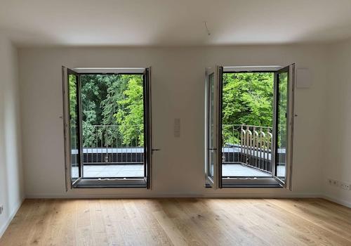 Dachterrasse mit Blick ins Grüne