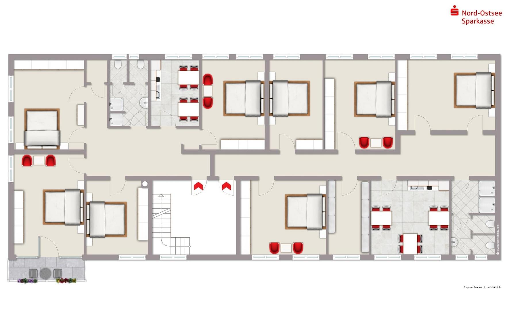 Grundriss Obergeschoss