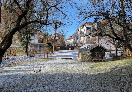 Gartenblick nach Westen/Winter