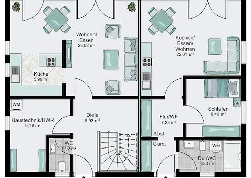 Familientraum mit Einliegerwohnung inkl.Grundstück! – Weigendorf, de – Vorschaubild 3