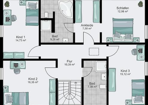 Familientraum mit Einliegerwohnung inkl.Grundstück! – Weigendorf, de – Vorschaubild 4