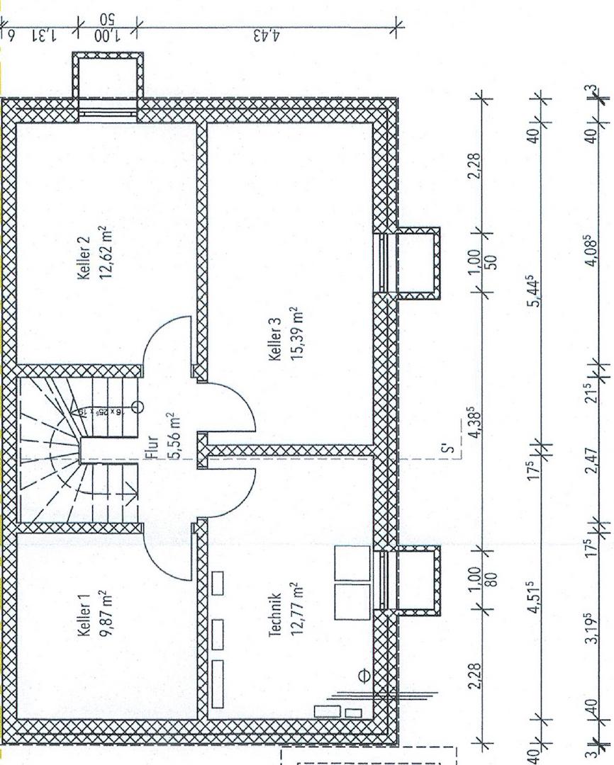 Grundriss Untergeschoss