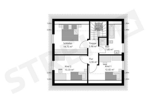 Grundriss Dachgeschoss