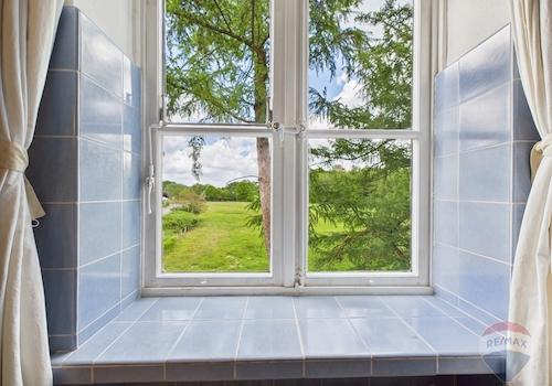 Ausblick Elternbadezimmer