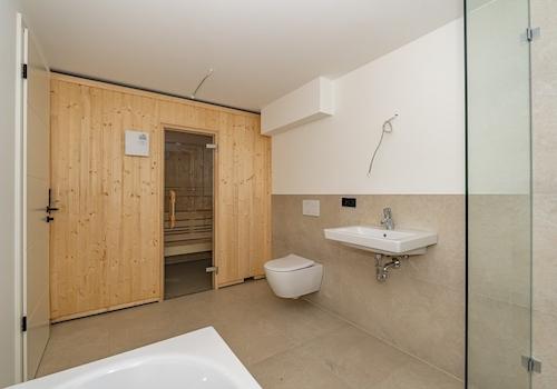 Sauna im Untergeschoss