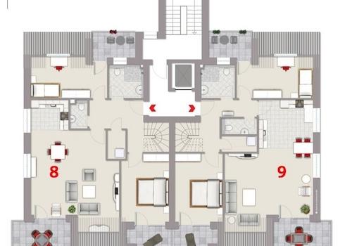 Gesamtgrundriss 2 Obergeschoss