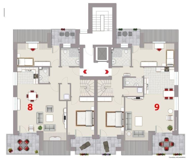 Gesamtgrundriss 2 Obergeschoss