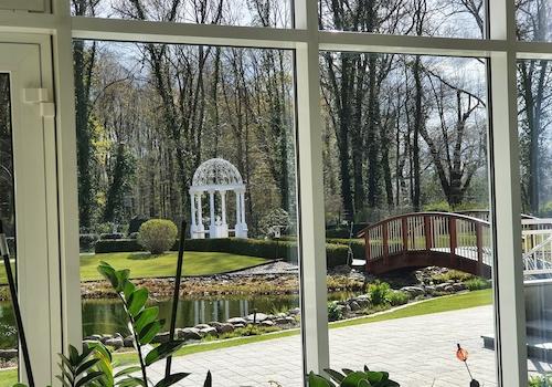 Blick aus dem Wintergarten