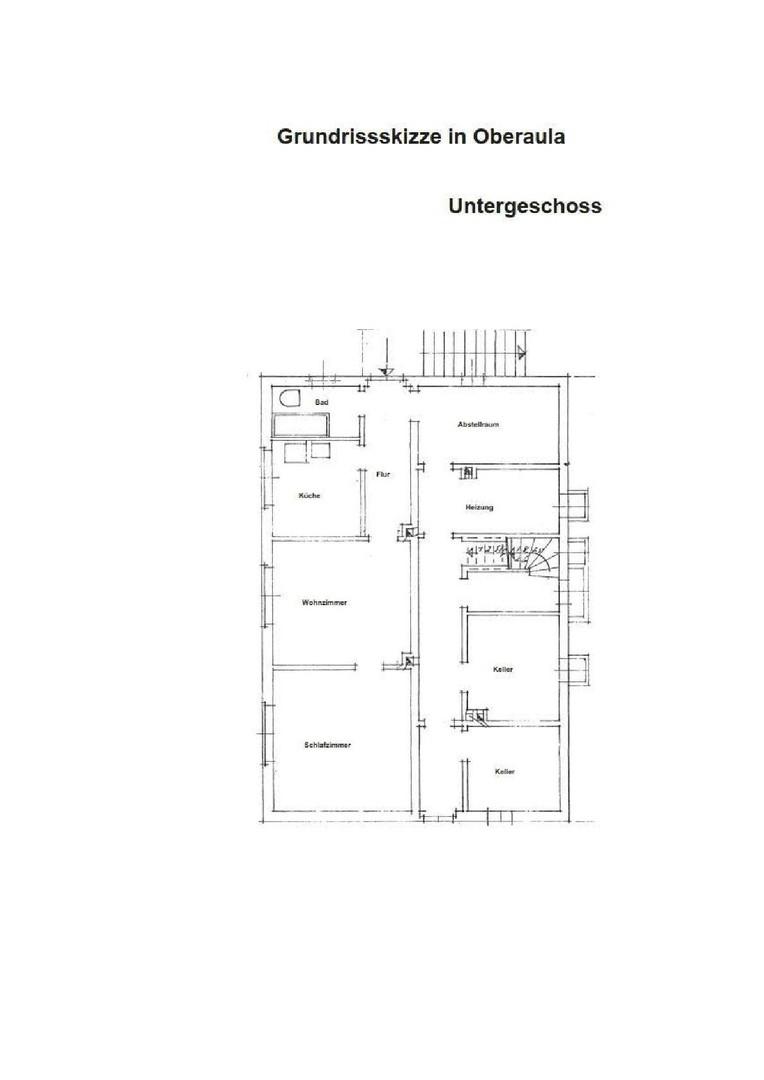 Grundriss Einliegeretage