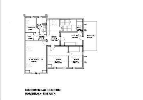 Grundriss Dachgeschoss