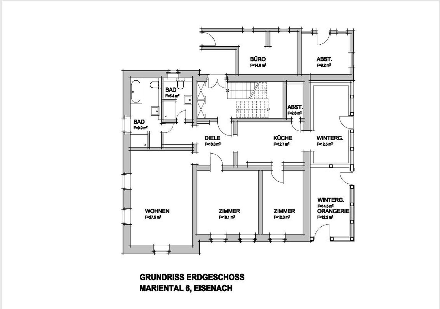 Grundriss Erdgeschoss