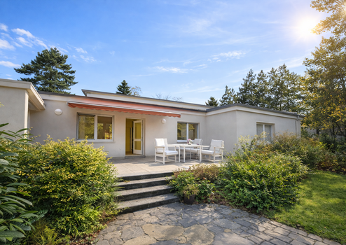 Zentral gelegen - Bauhausstyle Bungalow - mit herrlichem Garten – Friesack Brandenburg, de – Vorschaubild 3