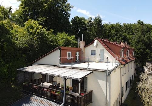 Terrasse (DG)+ Balkon (Whg.III OG)