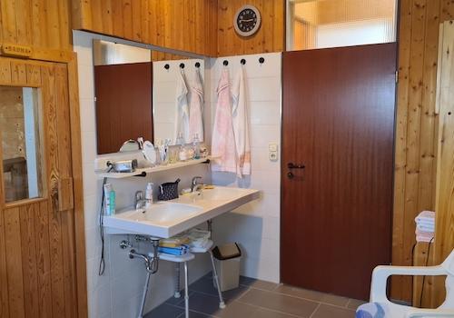 Bad im EG mit Saunazugang