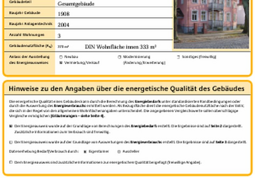 Energieausweis