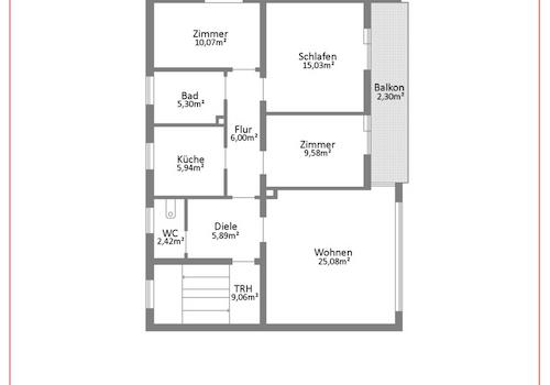 Grundriss Obergeschoss