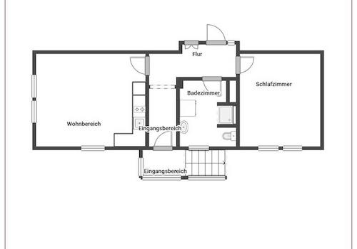 Grundriss Einliegerwohnung Bungalow