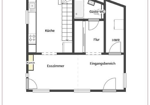 Grundriss Erdgeschoss Einfamilienhaus