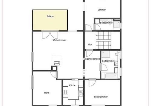 Grundriss Obergeschoss