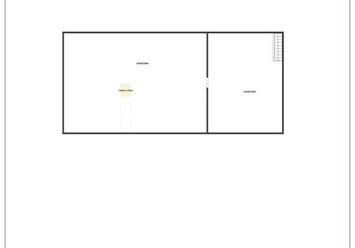 Grundriss Obergeschoss hinteres Nebengebäude