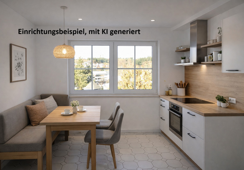EG: Küche mit Einrichtung
