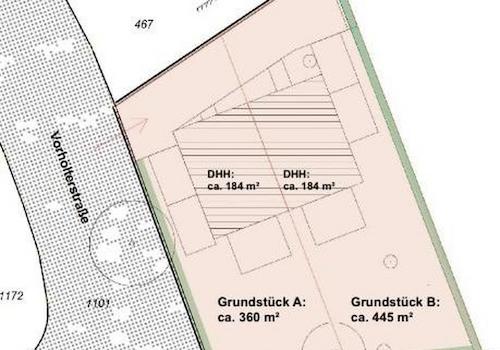 Lageplan Grundstück A