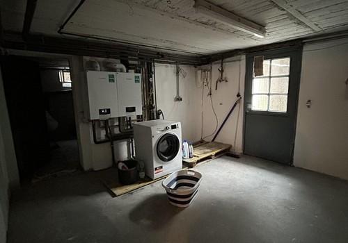 Waschkeller mit Heizung
