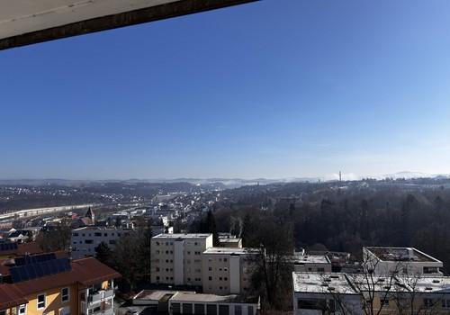 Ausblick vom Balkon