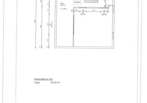 Grundriss DG - Lager