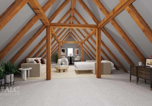 So könnte der Spitzboden aussehen