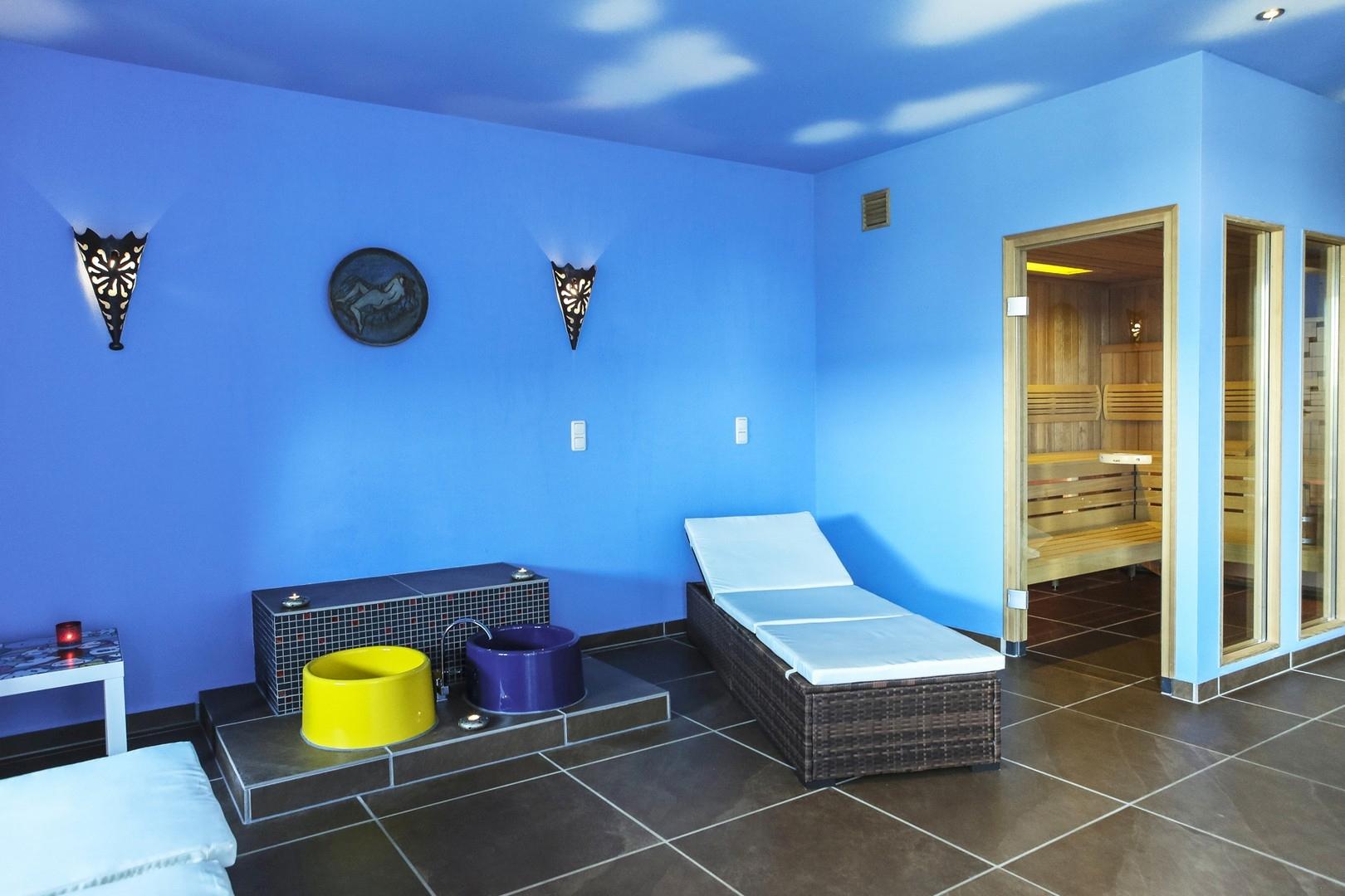 Wellnesssauna und Dampfbad