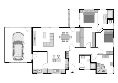Grundriss Erdgeschoss