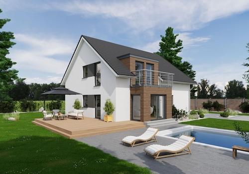 HOME&GENERATION HG Satteldach anderthalbgeschossig °-KN Inspiration-Garten