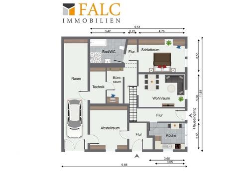 Erdgeschoss - Einliegerwohnung