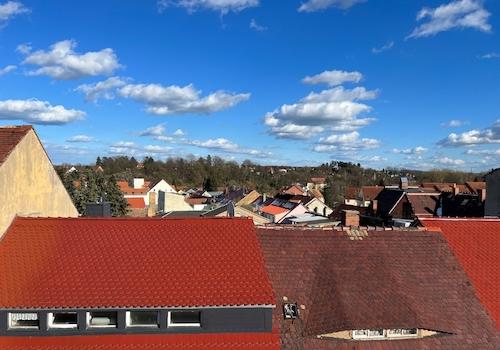 Blick aus MFH nach Osten