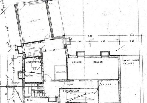 Grundriss Kellergeschoss