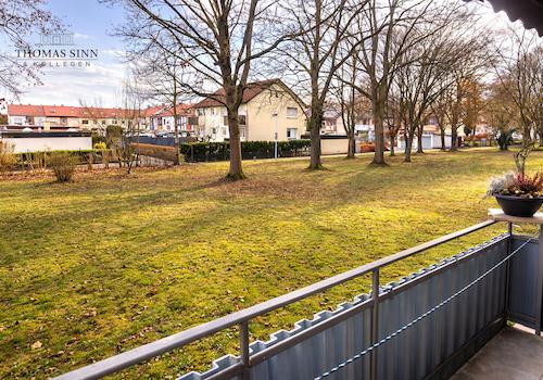 Sicht vom Balkon
