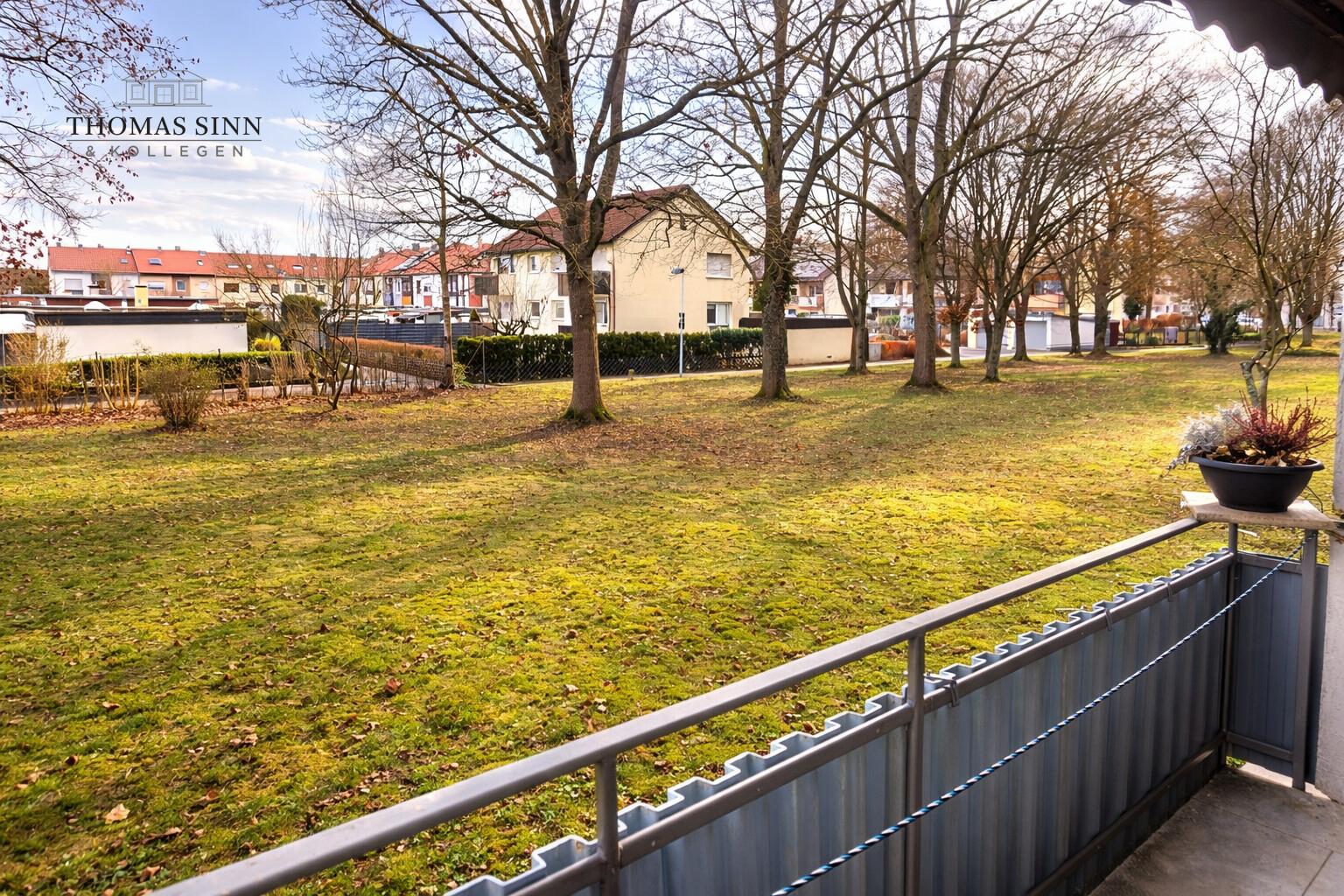 Sicht vom Balkon