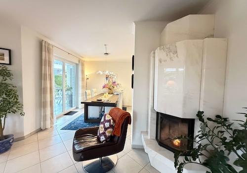 Kamin im Wohnzimmer