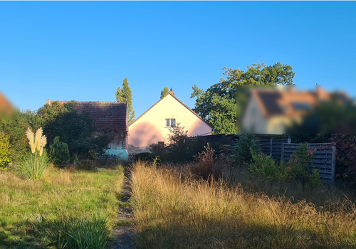 Rückansicht vom Garten aus