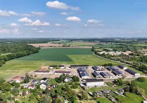 Blick Richtung Pferdehof