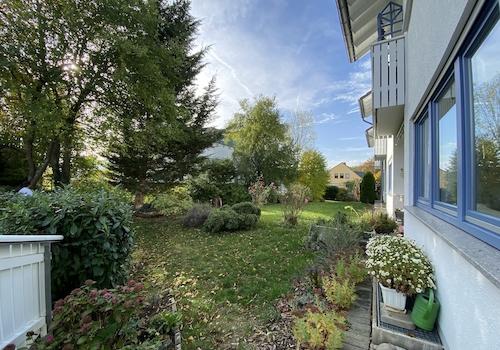 Ausblick in den Garten