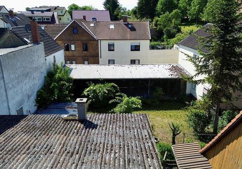 Drohnenansicht Stellplätze