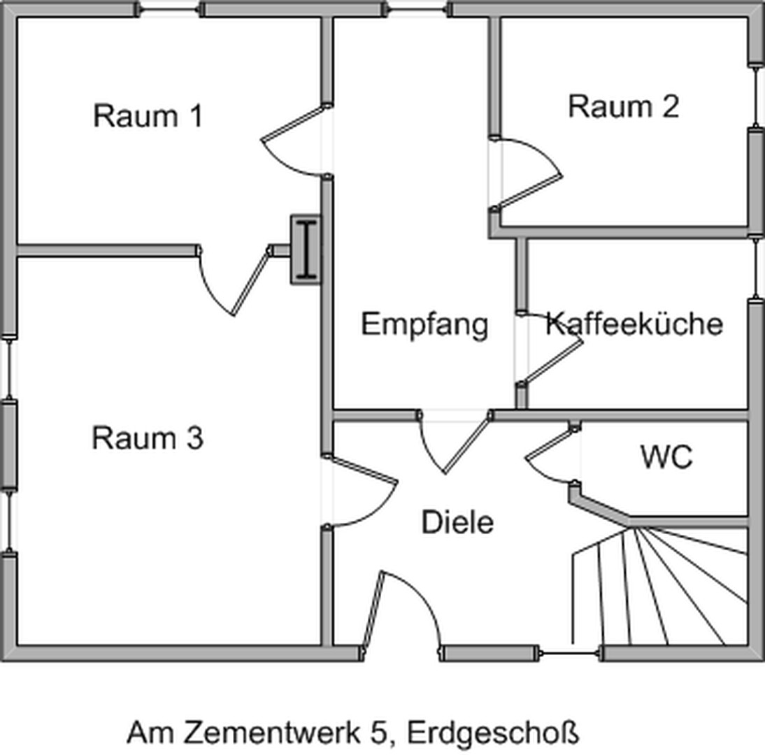 Grundriss Erdgeschoss