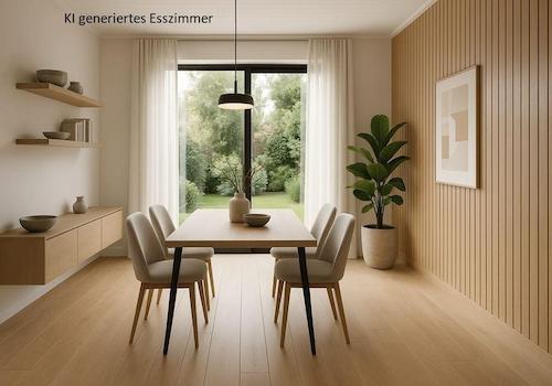 KI generiertes Esszimmer
