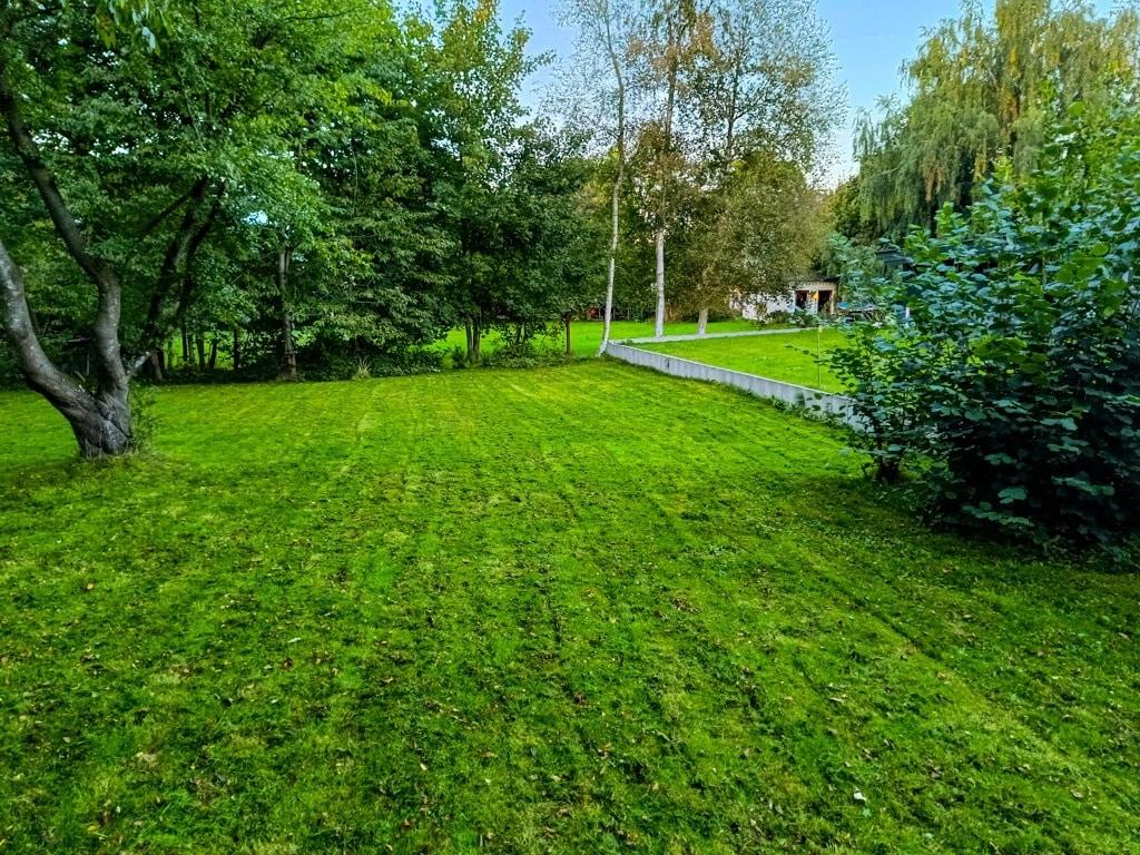 weitläufiger Gartenbereich