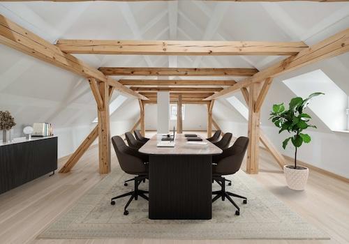 Virtuell möbliertes DG