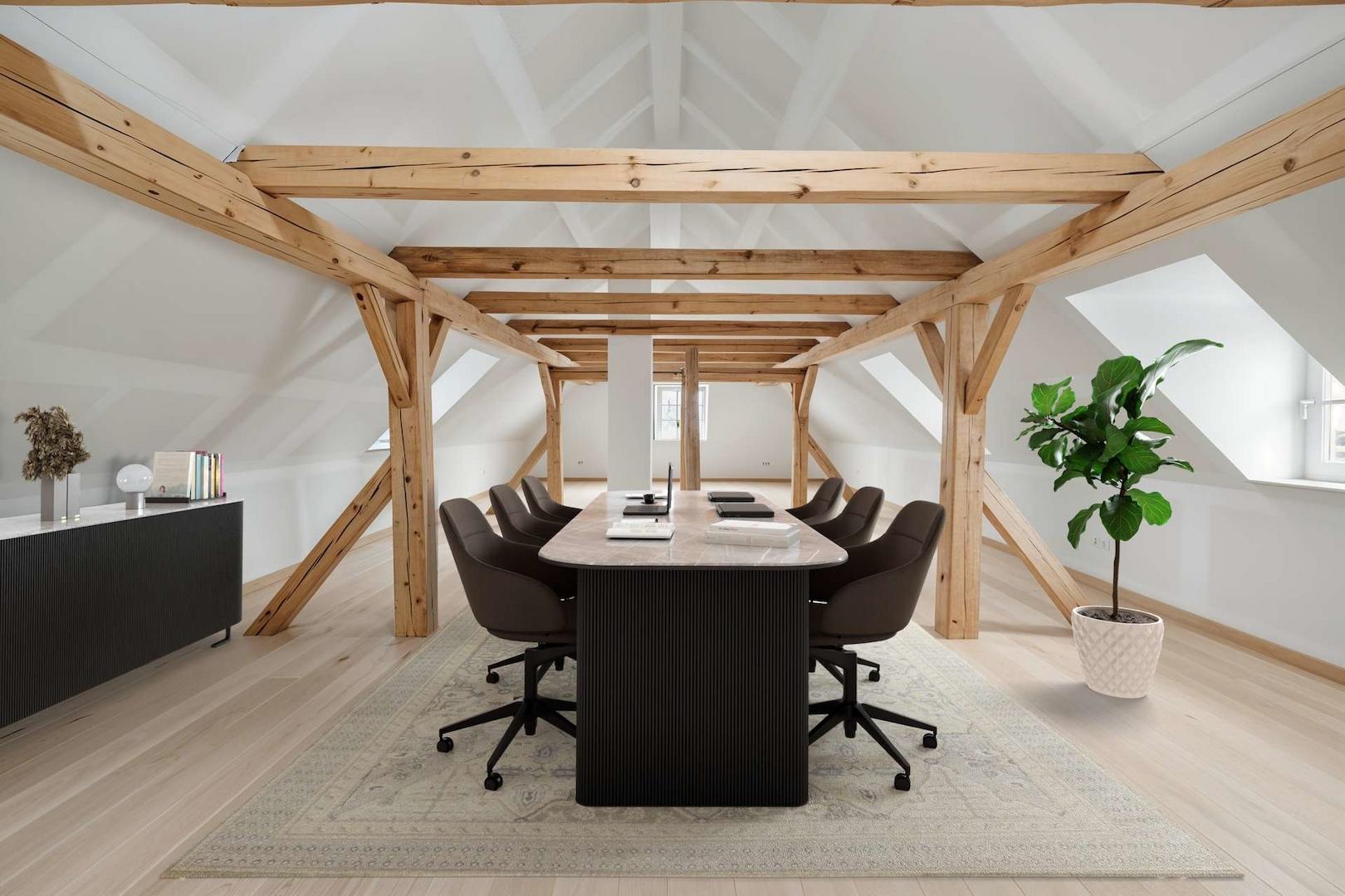 Virtuell möbliertes DG