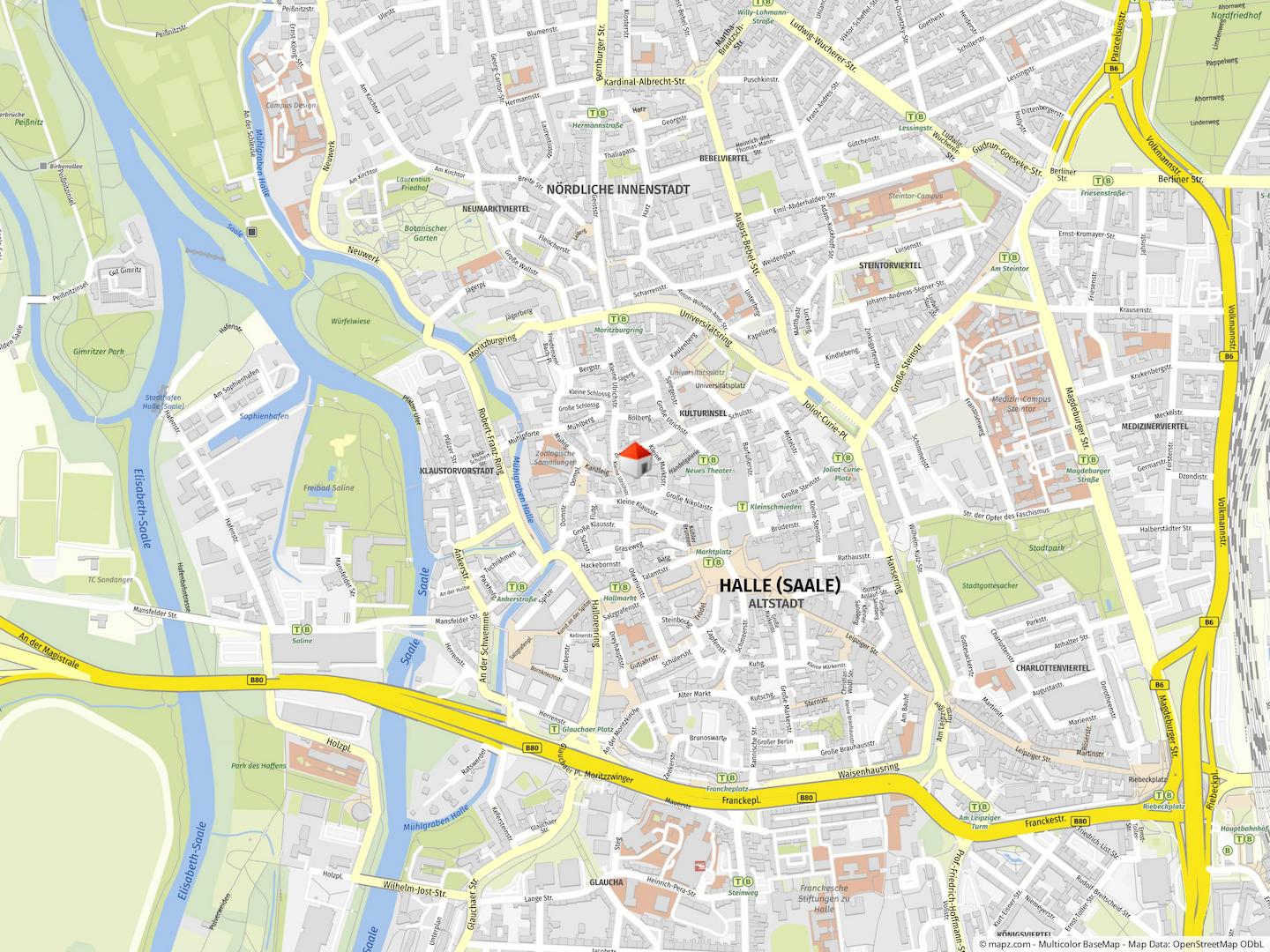 Geolyzer Kartenausschnitt